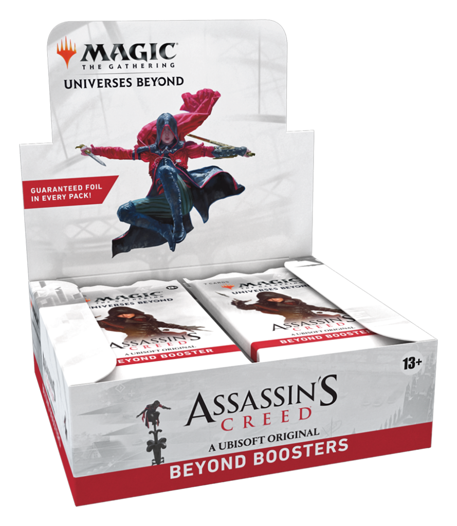 Magic Assassin's Creed Beyond-Booster Display (englisch)